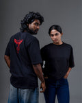Red Dragon Embroidered T-Shirt