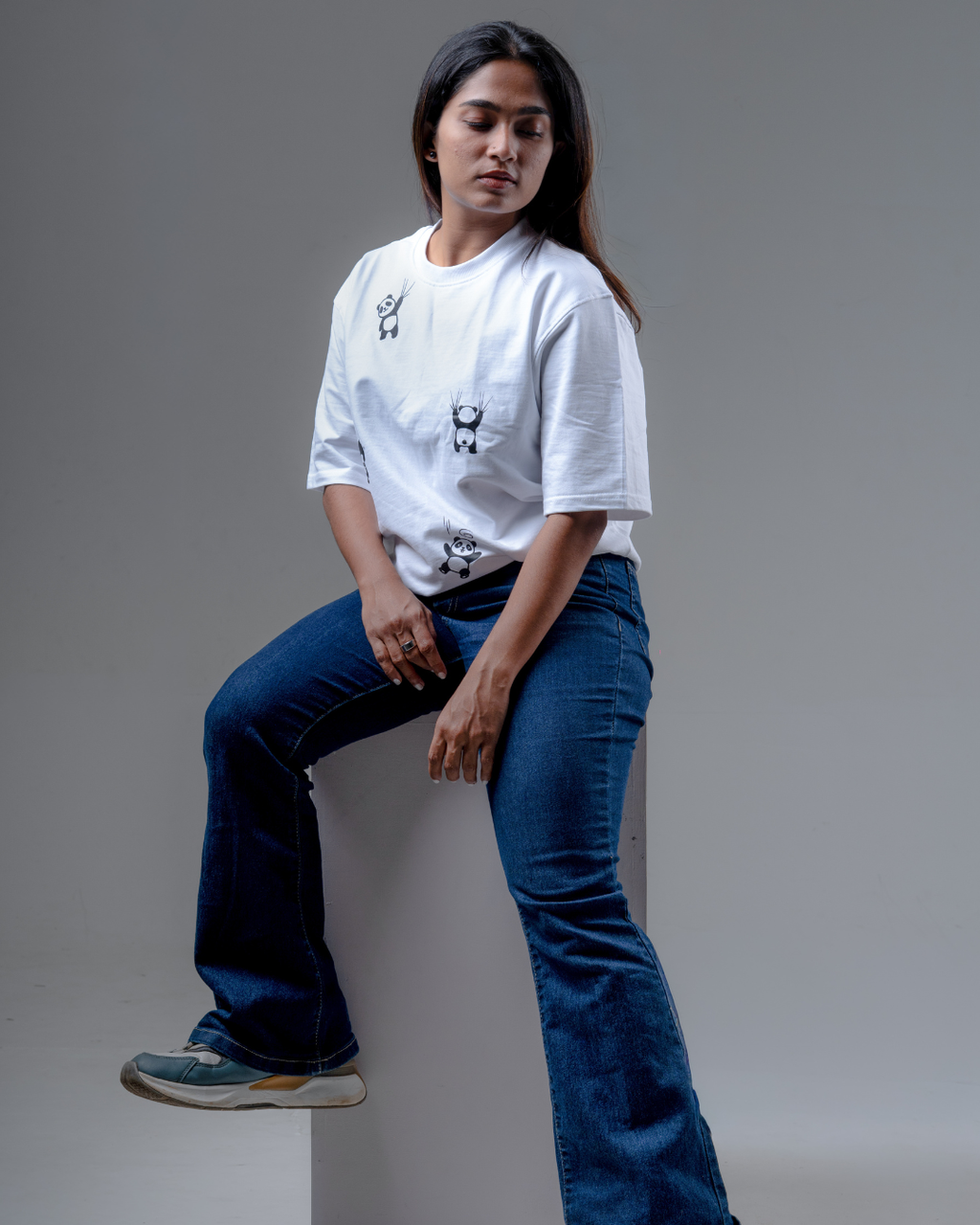 Panda Play Oversized T-Shirt